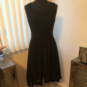 High Low Black Dress